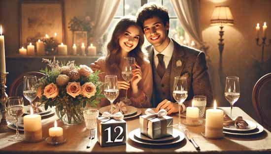 12. Hochzeitstag 12. Hochzeitstag